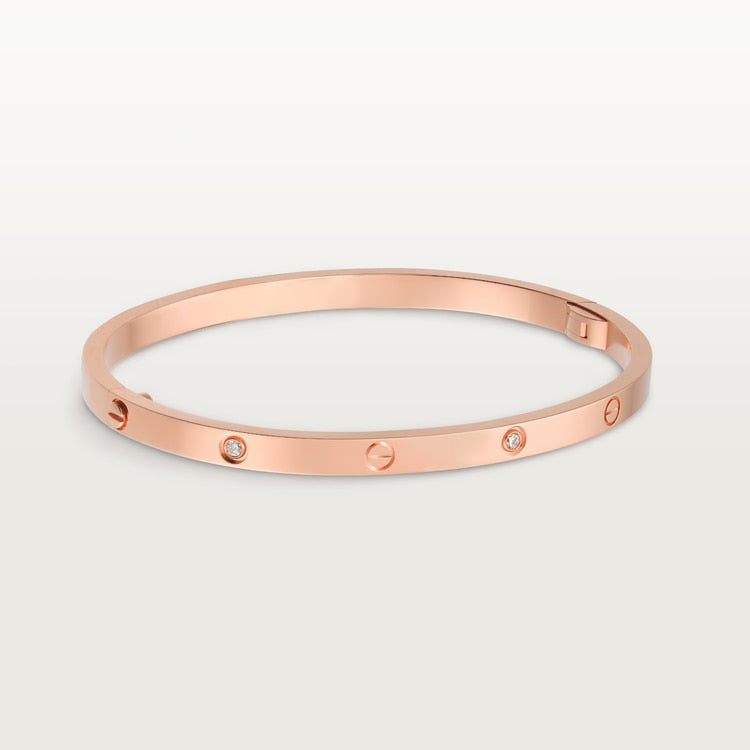 Aimee Thin 4 Diamond Love Bracelet