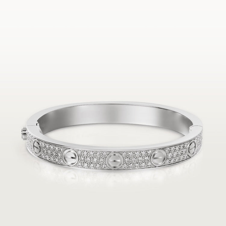 Aimee Love Bracelet Diamond Paved