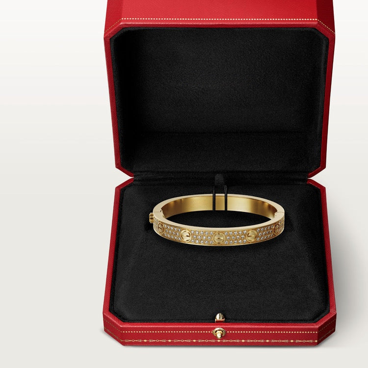 Aimee Love Bracelet Diamond Paved