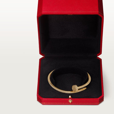 Aimee Nail Bracelet Diamond Paved