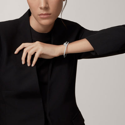 Aimee Nail Bracelet Diamond Paved