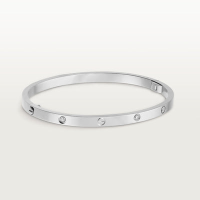 Aimee Thin 4 Diamond Love Bracelet
