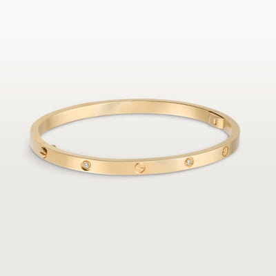 Aimee Thin 4 Diamond Love Bracelet