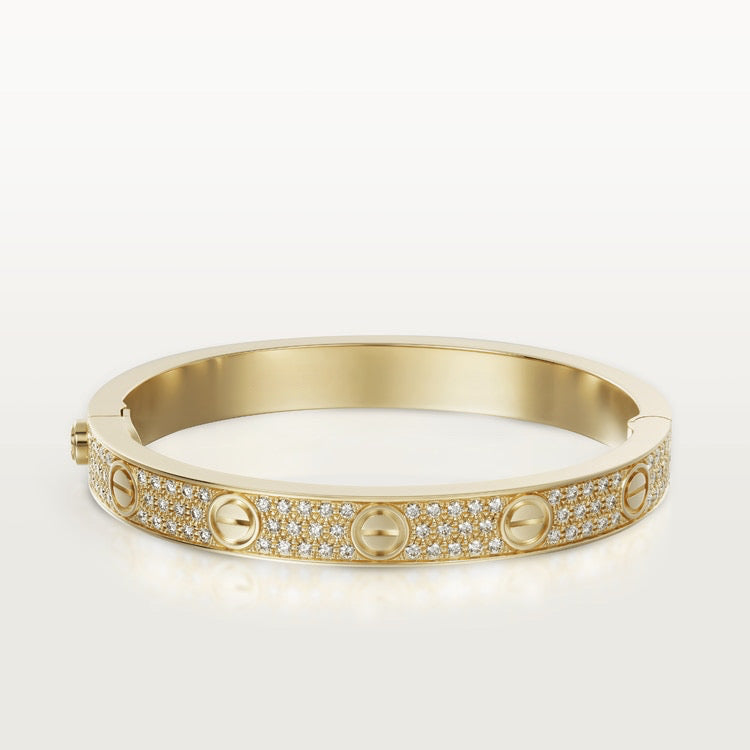 Aimee Love Bracelet Diamond Paved