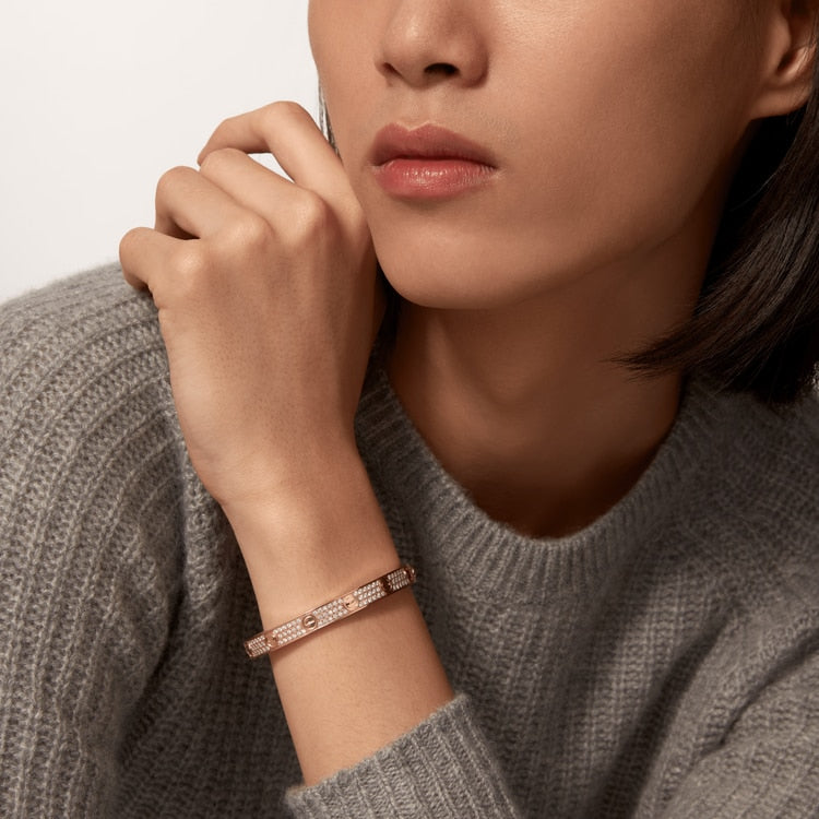 Aimee Love Bracelet Diamond Paved