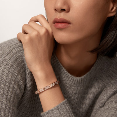Aimee Love Bracelet Diamond Paved