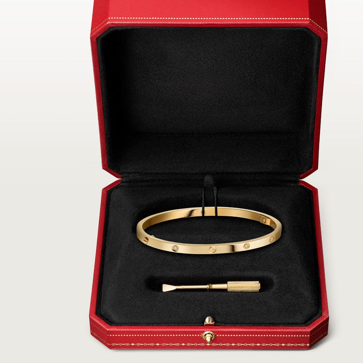Aimee Thin 4 Diamond Love Bracelet